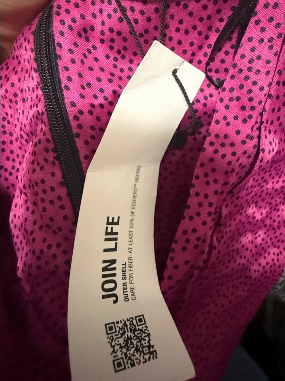 Zara Pink and Black Polka Dot Mini Dress - Picture 5 of 5